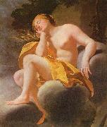 Simon Vouet Sleeping Venus painting